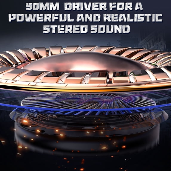 K19 Gaming Headset, Stereo Bass Surround Noise Cancelling LED Rgb 3.5mm Headphone for PS4 PS3 Xbox One Nintendo Switch PC Mac, Designed Technically for Gamer